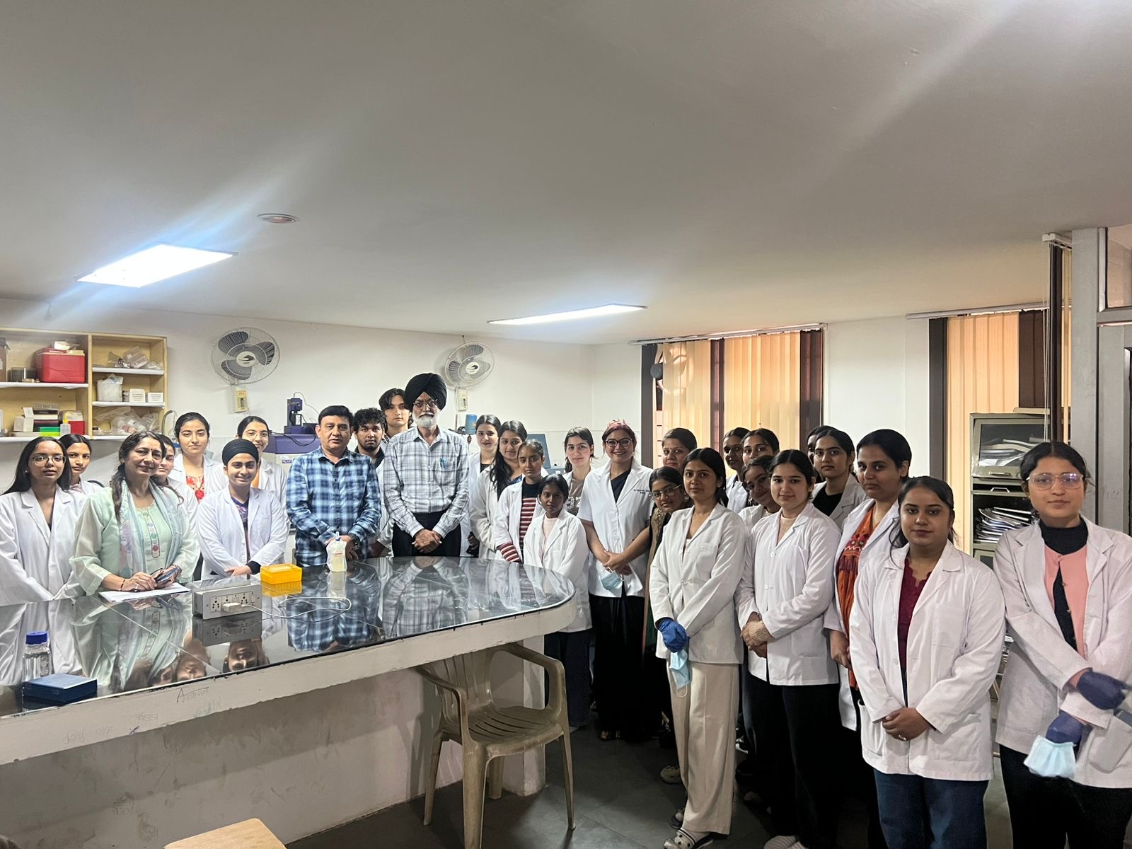 Group photograph of workshop participants — Two-Day Hands-on Workshop on Basic Bio-Techniques in Biotechnology (Feb 2026).